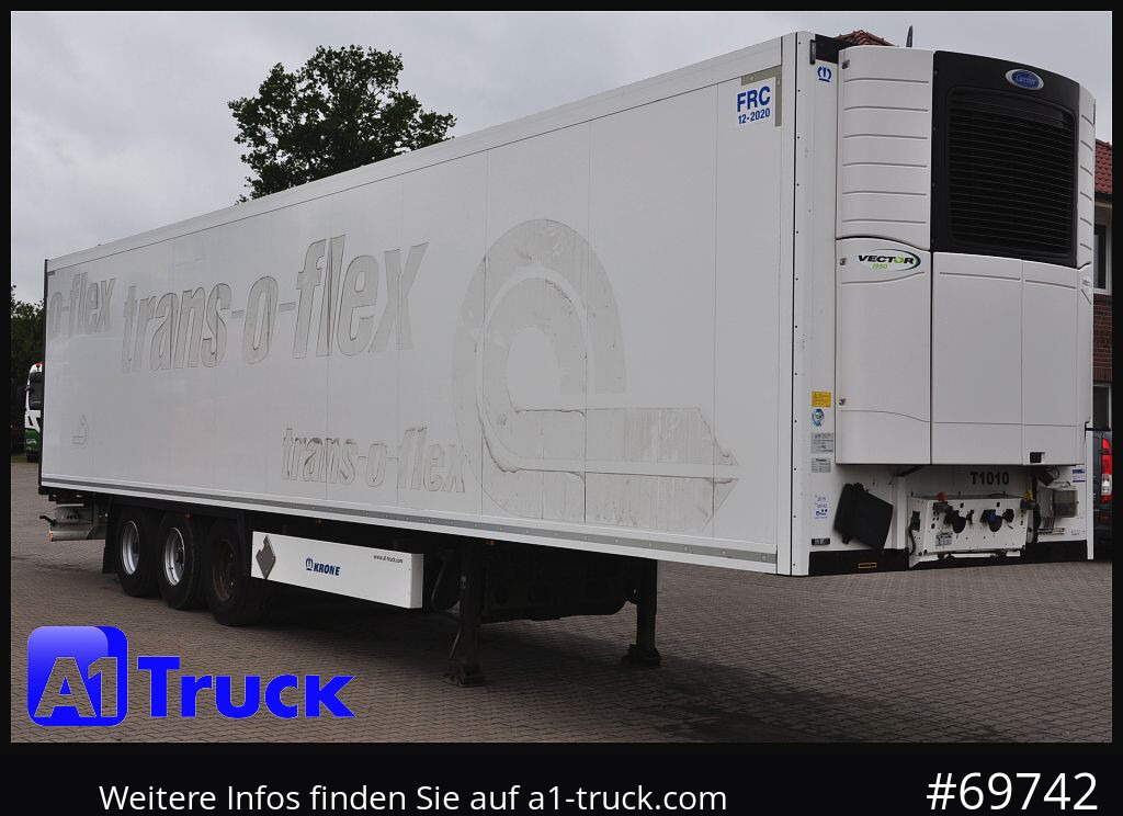 Полуприцеп-рефрижератор KRONE SDR 27 Carrier 1950, Rolltor, 1 Vorbesitzer: фото 1