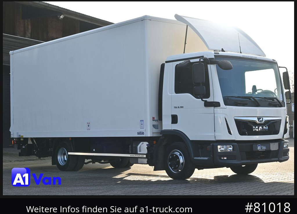 MAN TGL 8.190 4x2, Klima, LBW, Rockinger - Малотоннажный фургон: фото 1 MAN TGL 8.190 4x2, Klima, LBW, Rockinger - Малотоннажный фургон: фото 1