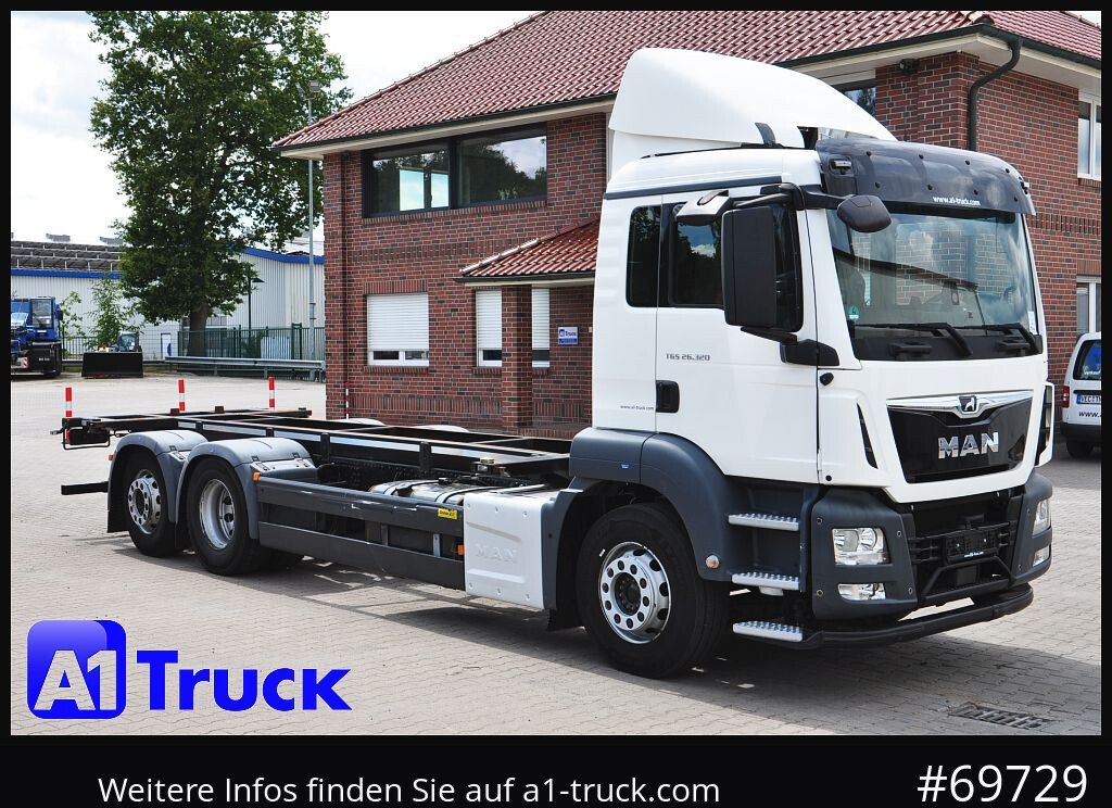 MAN TGS 26.320 LL BDF Lenkachse Stapler, 7.45 - Грузовик-шасси: фото 1 MAN TGS 26.320 LL BDF Lenkachse Stapler, 7.45 - Грузовик-шасси: фото 1