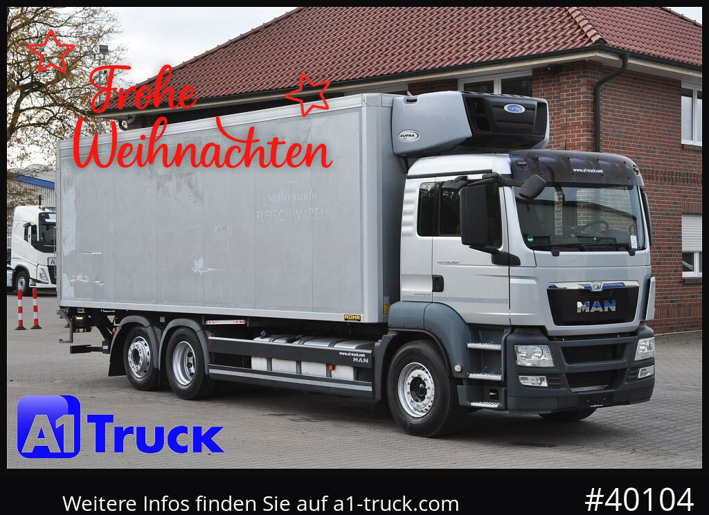 MAN TGS 26.360, Carrier 1150 Rolltor+ LBW, Liftachse, - Рефрижератор: фото 1 MAN TGS 26.360, Carrier 1150 Rolltor+ LBW, Liftachse, - Рефрижератор: фото 1