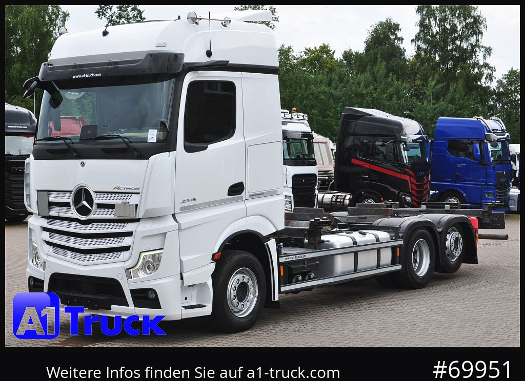 Грузовик-контейнеровоз/ Сменный кузов MERCEDES-BENZ 2545, Multi BDF, Wechsler, 7.45-7.82, MIDI, LIftachse: фото 13