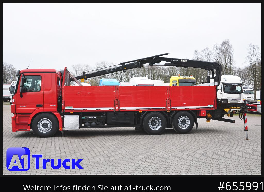 Грузовик бортовой/ Платформа, Автоманипулятор MERCEDES-BENZ Actros 2546 MP 3, HIAB Kran, Lift-Lenkachse,: фото 11 Грузовик бортовой/ Платформа, Автоманипулятор MERCEDES-BENZ Actros 2546 MP 3, HIAB Kran, Lift-Lenkachse,: фото 11