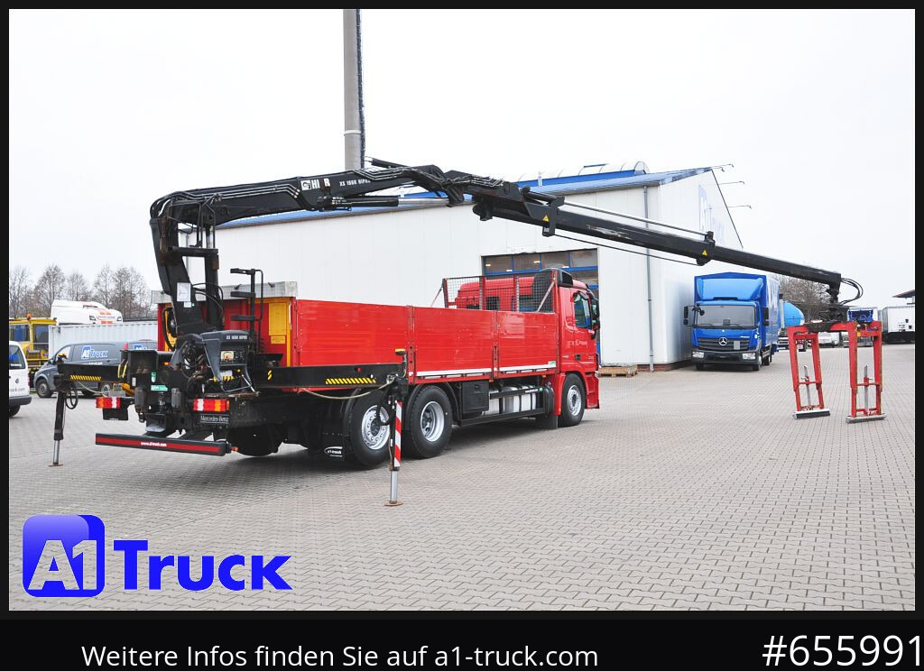 Грузовик бортовой/ Платформа, Автоманипулятор MERCEDES-BENZ Actros 2546 MP 3, HIAB Kran, Lift-Lenkachse,: фото 8 Грузовик бортовой/ Платформа, Автоманипулятор MERCEDES-BENZ Actros 2546 MP 3, HIAB Kran, Lift-Lenkachse,: фото 8
