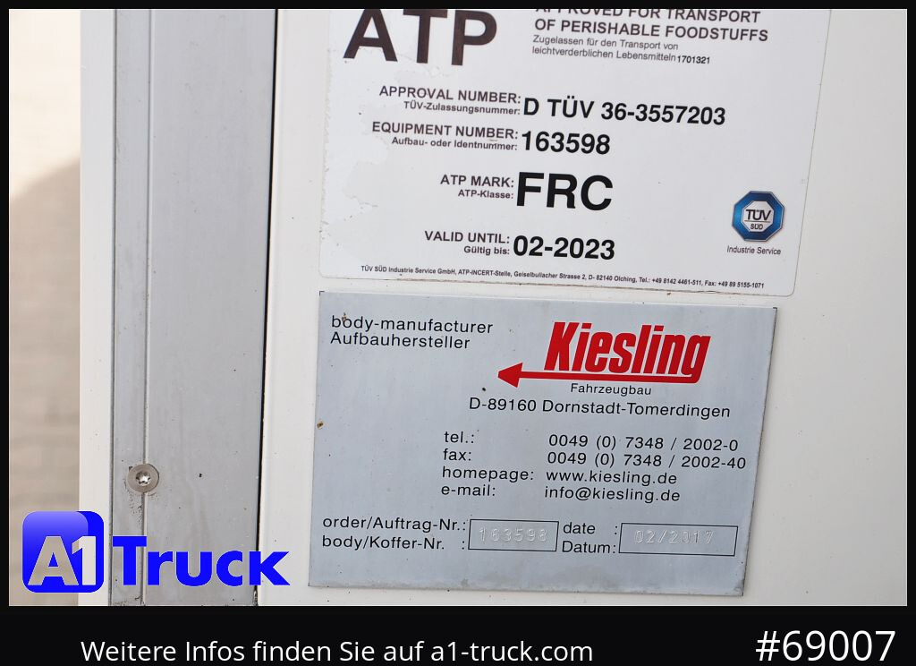 RENAULT D16- 280 Klima, TK 1000 R LBW+Türen - Рефрижератор: фото 4 RENAULT D16- 280 Klima, TK 1000 R LBW+Türen - Рефрижератор: фото 4