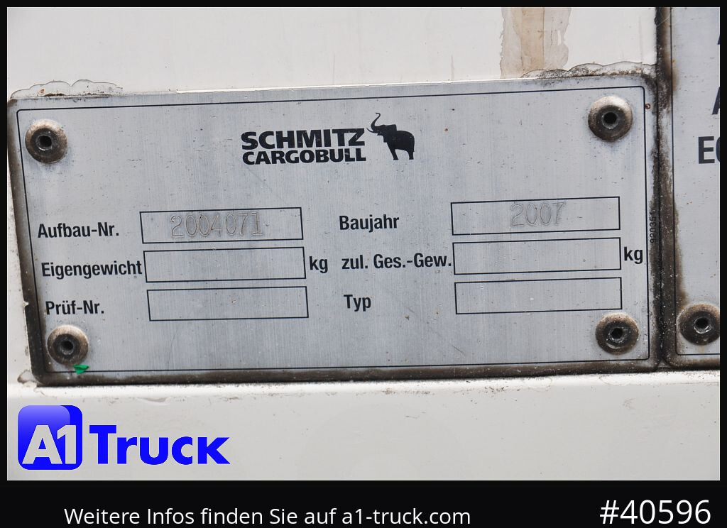 Прицеп-рефрижератор SCHMITZ Achwege & Tönjes, Rohrbahn, Fleisch, TÜR fehlt: фото 8 Прицеп-рефрижератор SCHMITZ Achwege & Tönjes, Rohrbahn, Fleisch, TÜR fehlt: фото 8