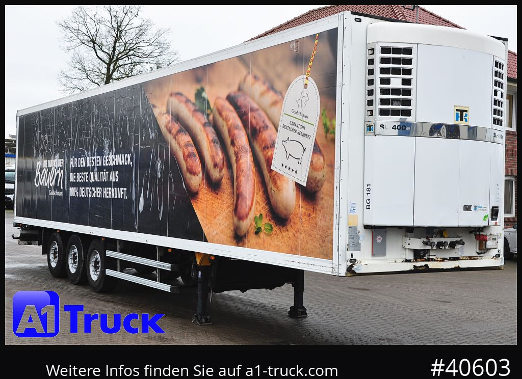 SCHMITZ SKO FP 60, Thermoking SL 400, Meat, Rohrbahnen - Полуприцеп-рефрижератор: фото 1 SCHMITZ SKO FP 60, Thermoking SL 400, Meat, Rohrbahnen - Полуприцеп-рефрижератор: фото 1
