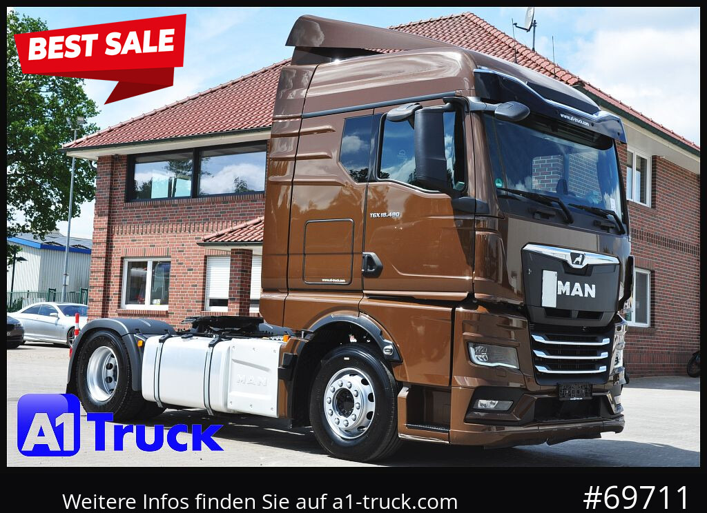 MAN TGX 18,480 BLS Intarder Standklima, Garantie - Тягач: фото 1 MAN TGX 18,480 BLS Intarder Standklima, Garantie - Тягач: фото 1