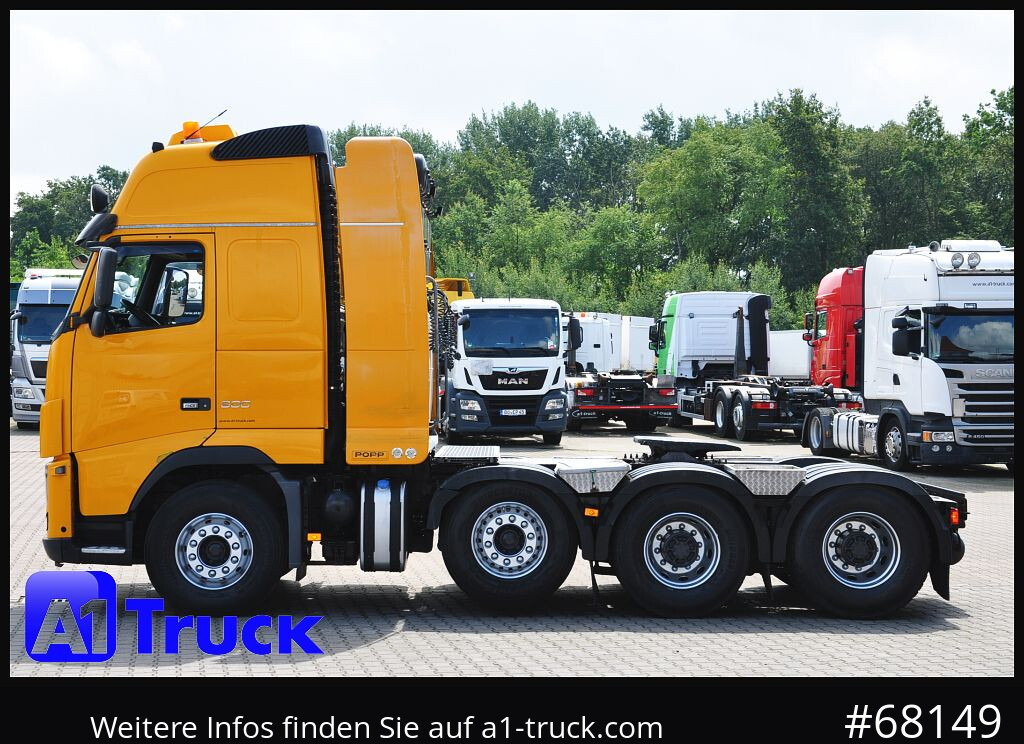 Тягач VOLVO FH16, 600, Schwerlast 180to, 8x4, Standklima, Liftachse,: фото 11