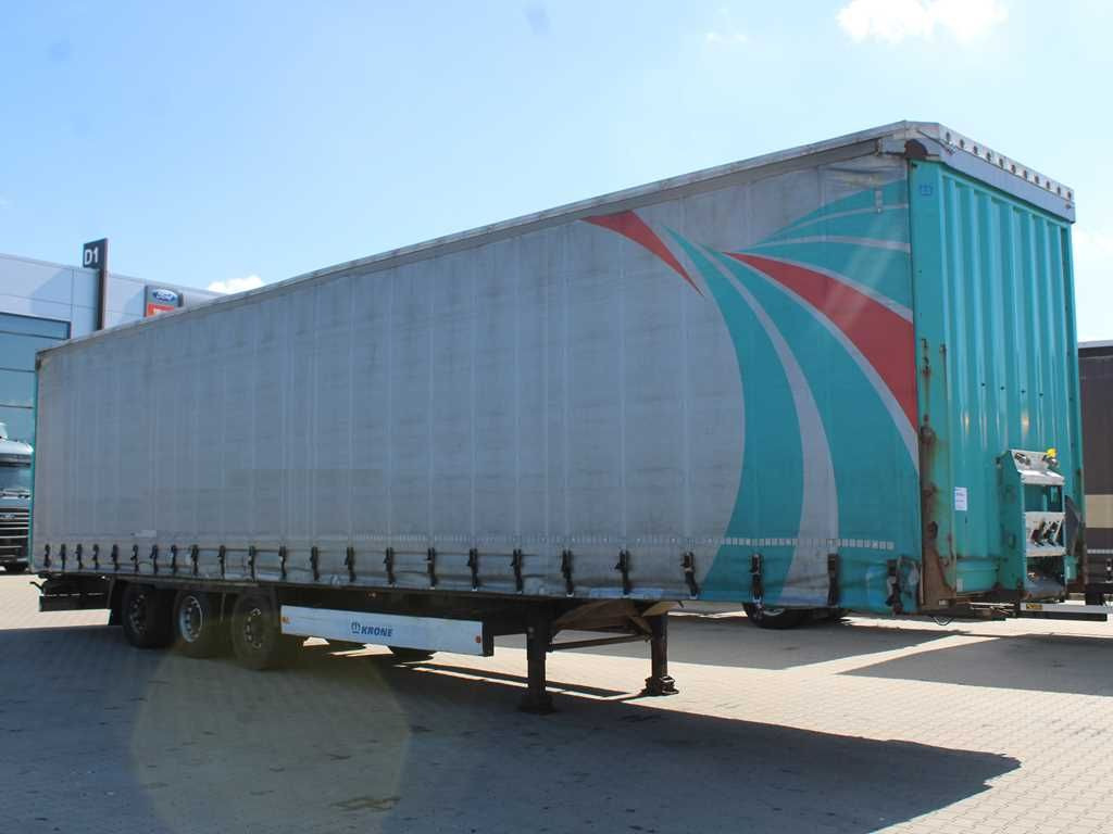 Krone SD 04, LOWDECK, LIFTING AXLE, LIFTING ROOF - Тентованный полуприцеп: фото 2 Krone SD 04, LOWDECK, LIFTING AXLE, LIFTING ROOF - Тентованный полуприцеп: фото 2