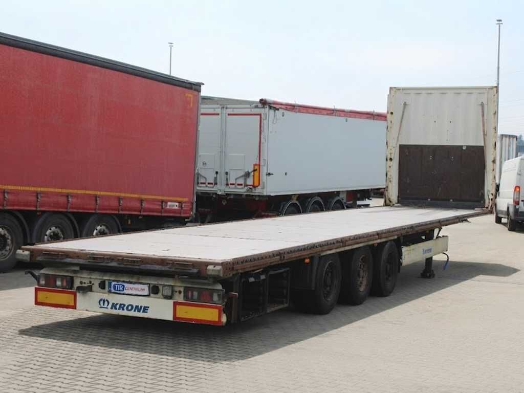 Krone SD, LIFTING AXLE, MULTILOCK, LOWDECK - Полуприцеп бортовой/ Платформа: фото 3 Krone SD, LIFTING AXLE, MULTILOCK, LOWDECK - Полуприцеп бортовой/ Платформа: фото 3