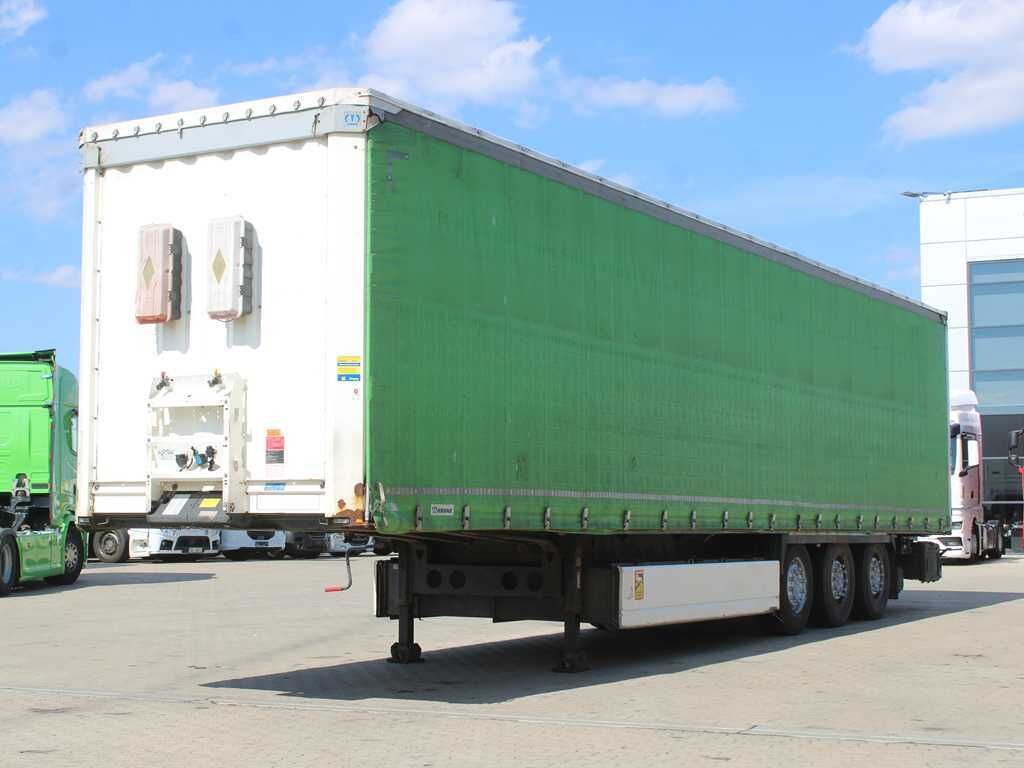 Krone SD, MULTILOCK, LIFTING AXLE, 2X PALLET BASKET - Тентованный полуприцеп: фото 1 Krone SD, MULTILOCK, LIFTING AXLE, 2X PALLET BASKET - Тентованный полуприцеп: фото 1