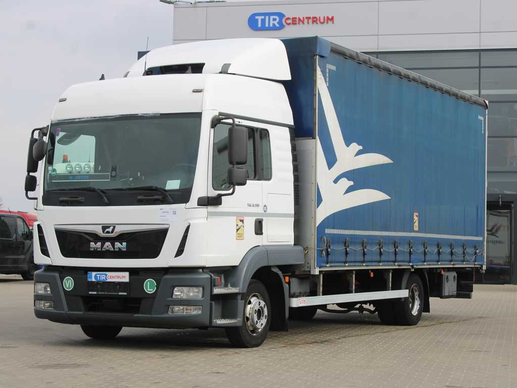 MAN TGL 8.190, EURO 6, PNEU 80% - Тентованный грузовик: фото 1 MAN TGL 8.190, EURO 6, PNEU 80% - Тентованный грузовик: фото 1