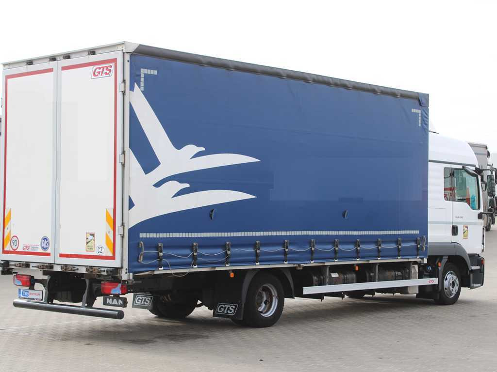 MAN TGL 8.190, EURO 6, TIRES 80% - Тентованный грузовик: фото 4 MAN TGL 8.190, EURO 6, TIRES 80% - Тентованный грузовик: фото 4