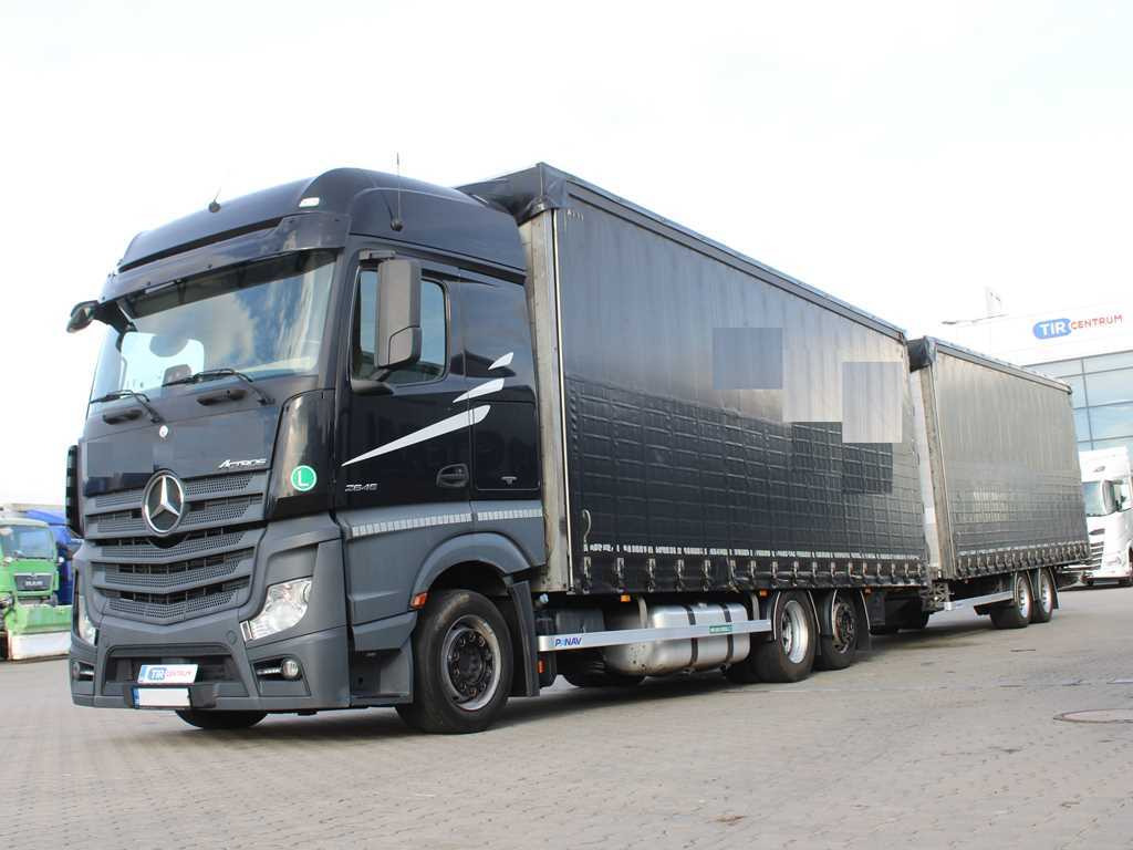 Mercedes-Benz Actros 2545, 6X2, EURO 6, AIR SUSPENSION + PANAV - Тентованный грузовик: фото 1 Mercedes-Benz Actros 2545, 6X2, EURO 6, AIR SUSPENSION + PANAV - Тентованный грузовик: фото 1