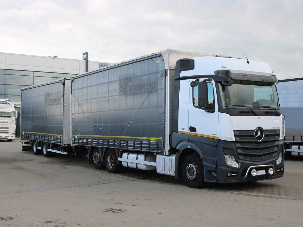 Mercedes-Benz Actros 2545, ROAD, LIFTING AXLE, AIR SUSPENSION, EURO 6 - Тентованный грузовик: фото 3 Mercedes-Benz Actros 2545, ROAD, LIFTING AXLE, AIR SUSPENSION, EURO 6 - Тентованный грузовик: фото 3