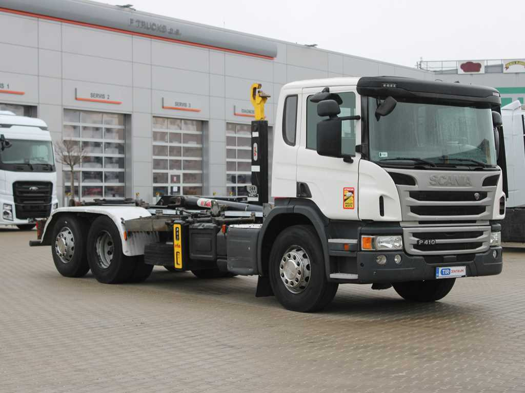 Scania P410, EURO 5, 6X2, CONTAINER HOOK CARRIER, LIFTING AXLE - Крюковой мультилифт: фото 3 Scania P410, EURO 5, 6X2, CONTAINER HOOK CARRIER, LIFTING AXLE - Крюковой мультилифт: фото 3