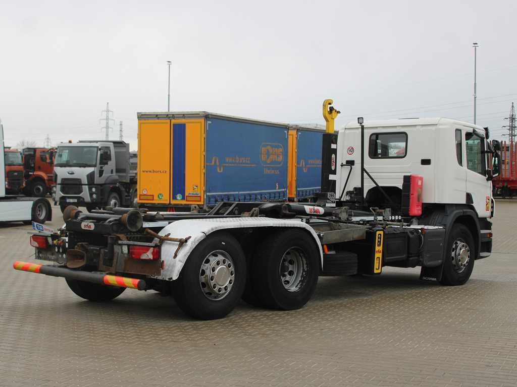 Scania P410, EURO 5, 6X2, CONTAINER HOOK CARRIER, LIFTING AXLE - Крюковой мультилифт: фото 4 Scania P410, EURO 5, 6X2, CONTAINER HOOK CARRIER, LIFTING AXLE - Крюковой мультилифт: фото 4