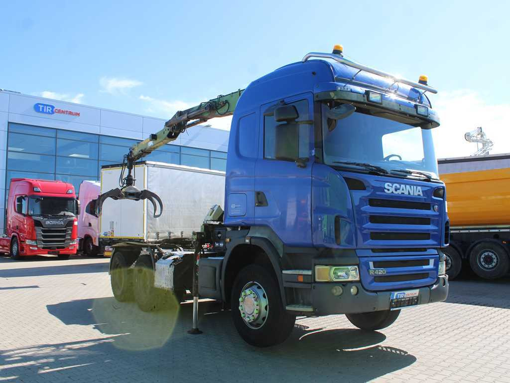 Scania R420, 6x4, EURO 3, HYDRAULIC ARM LOGLIFT F135ZT94A, LIGHTS - Тягач: фото 3 Scania R420, 6x4, EURO 3, HYDRAULIC ARM LOGLIFT F135ZT94A, LIGHTS - Тягач: фото 3