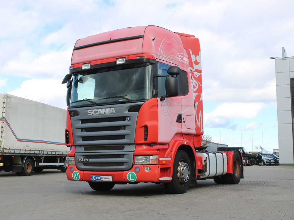 Scania R420, TOPLINE, EURO 4, INDEPENDENT AIR CONDITIONING - Тягач: фото 1 Scania R420, TOPLINE, EURO 4, INDEPENDENT AIR CONDITIONING - Тягач: фото 1
