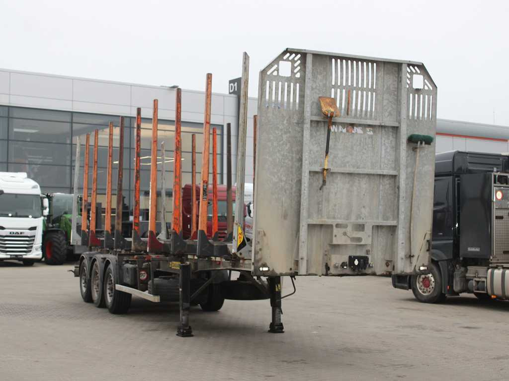 ZASŁAW D-651A, 2x LIFT AXLE, TYRES 80% - Полуприцеп лесовоз: фото 3 ZASŁAW D-651A, 2x LIFT AXLE, TYRES 80% - Полуприцеп лесовоз: фото 3
