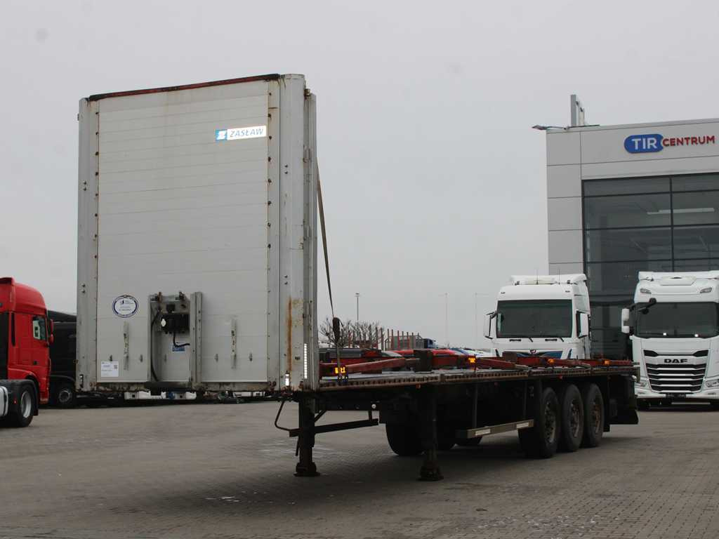 ZASŁAW D-651A, LIFTING AXLE - Полуприцеп бортовой/ Платформа: фото 1 ZASŁAW D-651A, LIFTING AXLE - Полуприцеп бортовой/ Платформа: фото 1