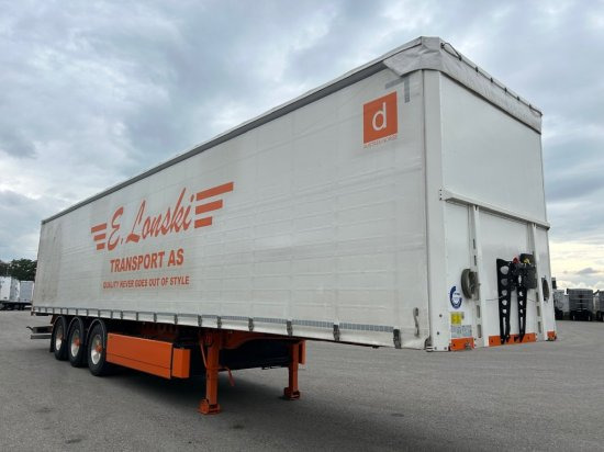 Berger SAPL 24 LTN Light, 5730 kg, 1A lift, 3A gelenkt - Тентованный полуприцеп: фото 2 Berger SAPL 24 LTN Light, 5730 kg, 1A lift, 3A gelenkt - Тентованный полуприцеп: фото 2