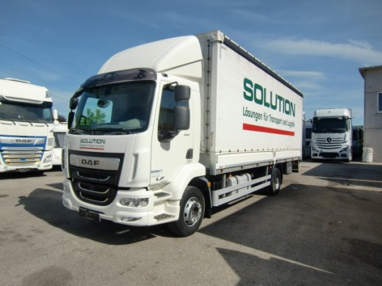 DAF LF 260 16 Tonner Plane mit LBW, Automatik, E6, - Тентованный грузовик: фото 1 DAF LF 260 16 Tonner Plane mit LBW, Automatik, E6, - Тентованный грузовик: фото 1