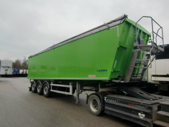 Kempf SKM 39 Alu-Kastenmulde 55m³ Rollplane - Самосвальный полуприцеп: фото 1 Kempf SKM 39 Alu-Kastenmulde 55m³ Rollplane - Самосвальный полуприцеп: фото 1