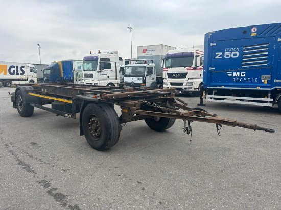 Kögel AW18, BDF-Lafette, BPW-Achsen - Прицеп-контейнеровоз/ Сменный кузов: фото 1 Kögel AW18, BDF-Lafette, BPW-Achsen - Прицеп-контейнеровоз/ Сменный кузов: фото 1