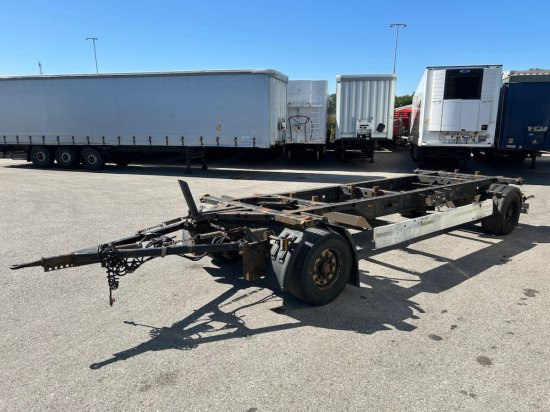 Krone AZW, Maxi BDF-Lafette, BPW-Achsen - Прицеп-контейнеровоз/ Сменный кузов: фото 1 Krone AZW, Maxi BDF-Lafette, BPW-Achsen - Прицеп-контейнеровоз/ Сменный кузов: фото 1