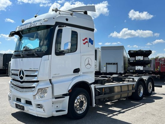 Mercedes-Benz Actros 2545 6x2 BDF E6, Retarder, Alufelgen - Грузовик-контейнеровоз/ Сменный кузов: фото 1 Mercedes-Benz Actros 2545 6x2 BDF E6, Retarder, Alufelgen - Грузовик-контейнеровоз/ Сменный кузов: фото 1