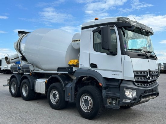 Mercedes-Benz Arocs 3743, 8x4 Betonmischer, Euro 6, 9m³ Liebherr Mischer - Автобетоносмеситель: фото 2 Mercedes-Benz Arocs 3743, 8x4 Betonmischer, Euro 6, 9m³ Liebherr Mischer - Автобетоносмеситель: фото 2