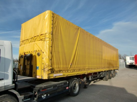 Schwarzmüller Spezialauflieger Schräglader, Coilmulde mehrere Einheiten verfügbar - Тентованный полуприцеп: фото 1 Schwarzmüller Spezialauflieger Schräglader, Coilmulde mehrere Einheiten verfügbar - Тентованный полуприцеп: фото 1