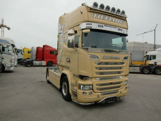 Scania R520 V8,Topline,Hydraulik Retarder Voll Luft - Тягач: фото 3 Scania R520 V8,Topline,Hydraulik Retarder Voll Luft - Тягач: фото 3