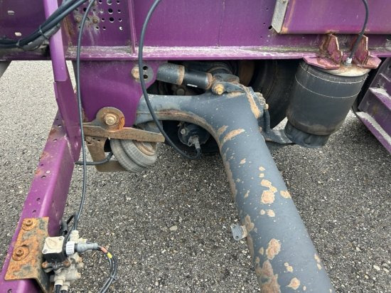 Полуприцеп-контейнеровоз/ Сменный кузов Web Trailer LPRS24 Heckschieber 1x20 ft 2x20 ft 1x40 ft: фото 10