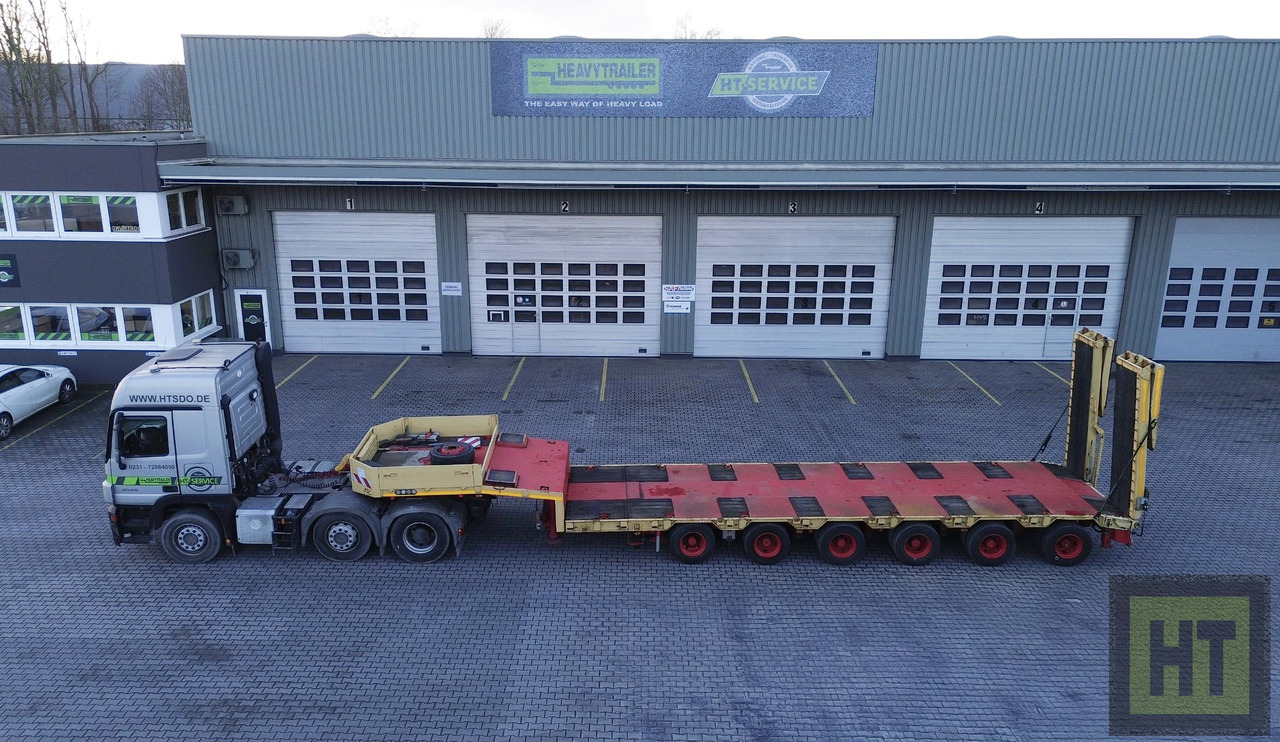 Goldhofer 6-Achs-Tele-Semi mit hydr. Rampen-zwangsgelenkt - Низкорамный полуприцеп: фото 2 Goldhofer 6-Achs-Tele-Semi mit hydr. Rampen-zwangsgelenkt - Низкорамный полуприцеп: фото 2