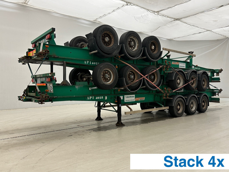 GT Trailers 4 x Skelet 2 x 20-40 ft - Полуприцеп-контейнеровоз/ Сменный кузов: фото 1 GT Trailers 4 x Skelet 2 x 20-40 ft - Полуприцеп-контейнеровоз/ Сменный кузов: фото 1