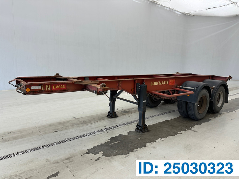 Van Hool Skelet 20 ft - Полуприцеп-контейнеровоз/ Сменный кузов: фото 1 Van Hool Skelet 20 ft - Полуприцеп-контейнеровоз/ Сменный кузов: фото 1