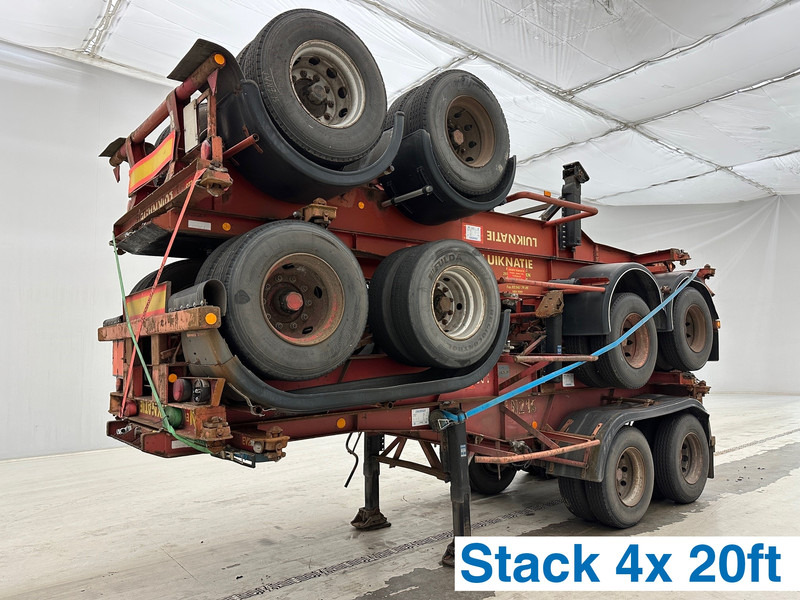 Van Hool Stack 4 x skelet 20 ft - Полуприцеп-контейнеровоз/ Сменный кузов: фото 1 Van Hool Stack 4 x skelet 20 ft - Полуприцеп-контейнеровоз/ Сменный кузов: фото 1
