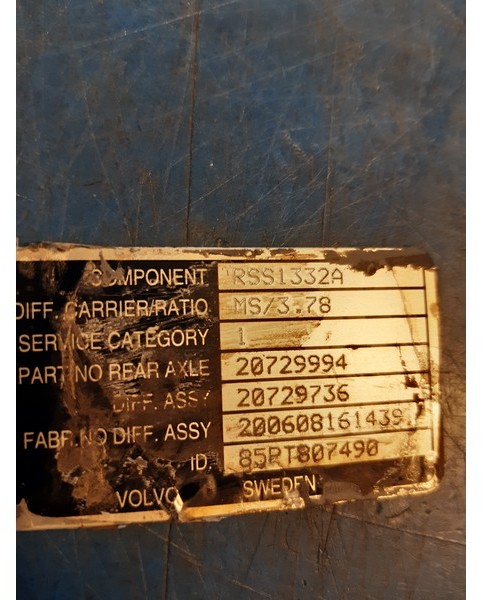 Volvo RSS1332A RSS1332A - Задняя ось: фото 2 Volvo RSS1332A RSS1332A - Задняя ось: фото 2