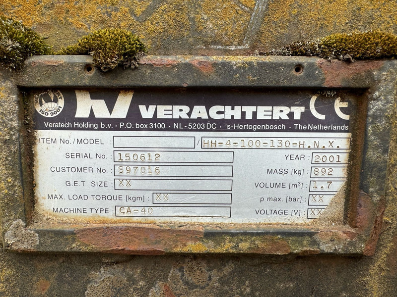 Ковш Verachtert Verachtert Bucket CW40: фото 11