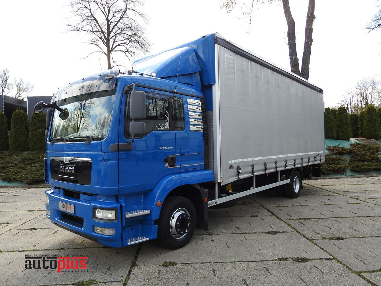 MAN TGM 15.290 TARPAULIN LIFT 18 PALLETS CRUISE CONTROL TWIN WHEELS AIR CONDITIONING 290HP - Тентованный грузовик: фото 1 MAN TGM 15.290 TARPAULIN LIFT 18 PALLETS CRUISE CONTROL TWIN WHEELS AIR CONDITIONING 290HP - Тентованный грузовик: фото 1