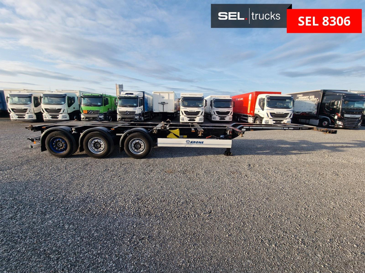 Krone SD / Liftachse / Teleskop - Шасси полуприцеп: фото 2 Krone SD / Liftachse / Teleskop - Шасси полуприцеп: фото 2