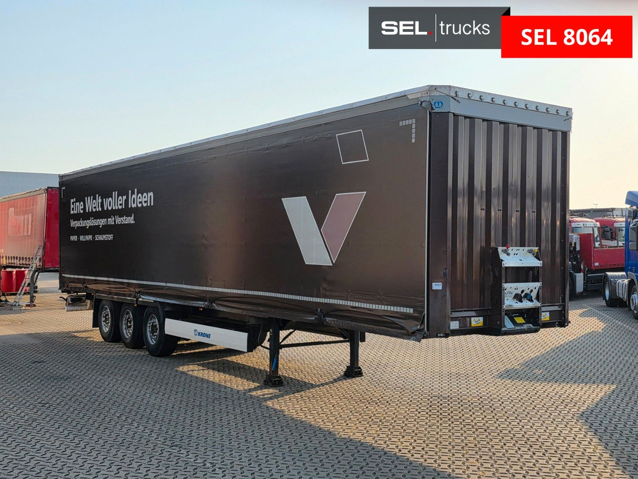 Krone SZ / EDSCHA / Liftachse - Тентованный полуприцеп: фото 3 Krone SZ / EDSCHA / Liftachse - Тентованный полуприцеп: фото 3