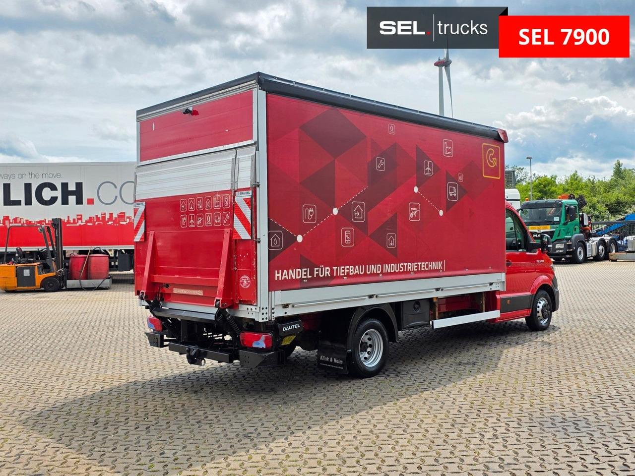 MAN TGE 5.180 / Ladebordwand / Aluklappen / 6D - Тентованный фургон: фото 5 MAN TGE 5.180 / Ladebordwand / Aluklappen / 6D - Тентованный фургон: фото 5