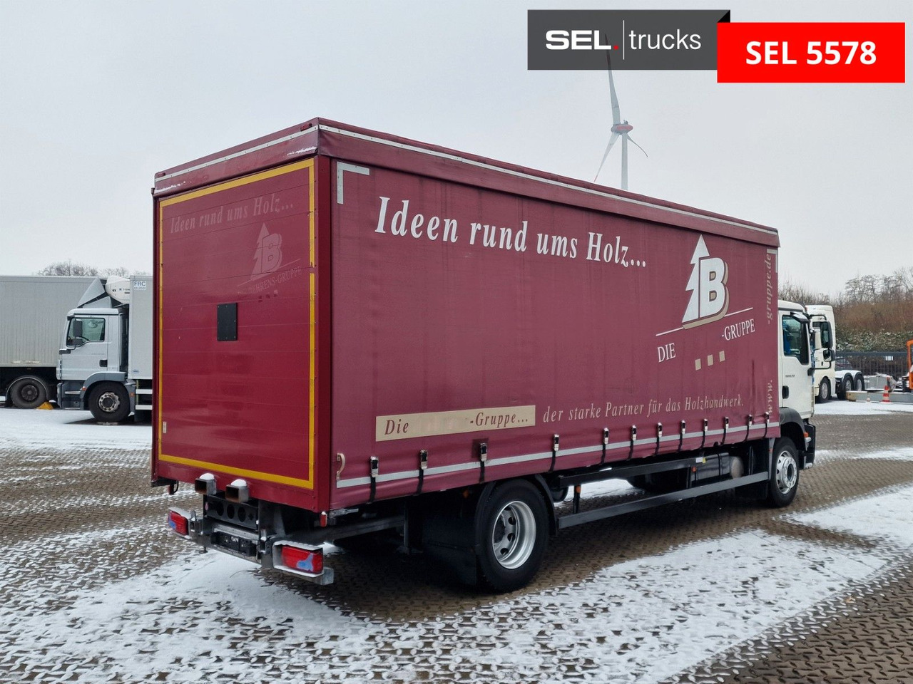MAN TGM 18.250 4X2 LL / Staplerhalterung - Тентованный грузовик: фото 5 MAN TGM 18.250 4X2 LL / Staplerhalterung - Тентованный грузовик: фото 5