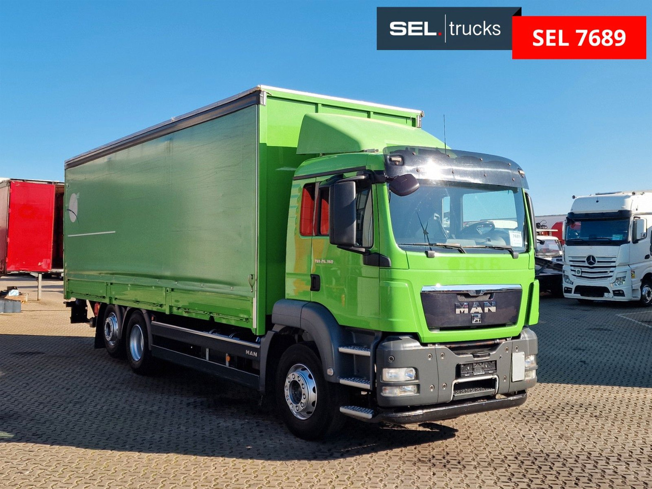 MAN TGS 26.360 6X2-2 BL / Ladebordwand / Aluklappen - Тентованный грузовик: фото 3 MAN TGS 26.360 6X2-2 BL / Ladebordwand / Aluklappen - Тентованный грузовик: фото 3