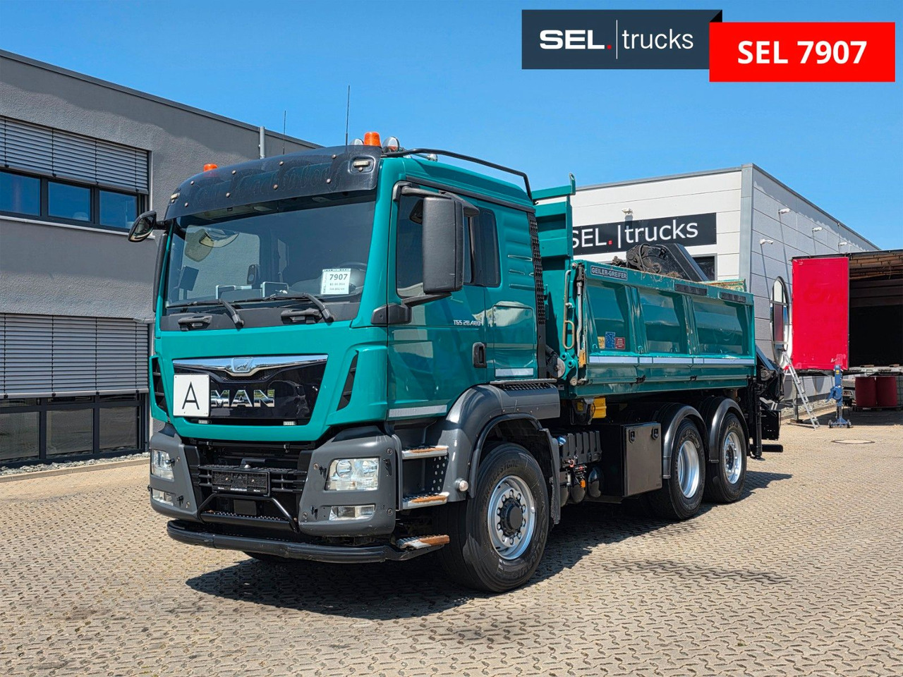 MAN TGS 28.480 6X4H-4 BL /HIAB /Fernbed. / Lenkachse - Самосвал, Автоманипулятор: фото 3 MAN TGS 28.480 6X4H-4 BL /HIAB /Fernbed. / Lenkachse - Самосвал, Автоманипулятор: фото 3