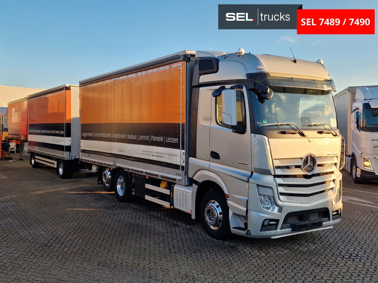 Mercedes-Benz Actros 2545 / KOMPLETT! / Alukappen / Standklima - Тентованный грузовик: фото 3 Mercedes-Benz Actros 2545 / KOMPLETT! / Alukappen / Standklima - Тентованный грузовик: фото 3