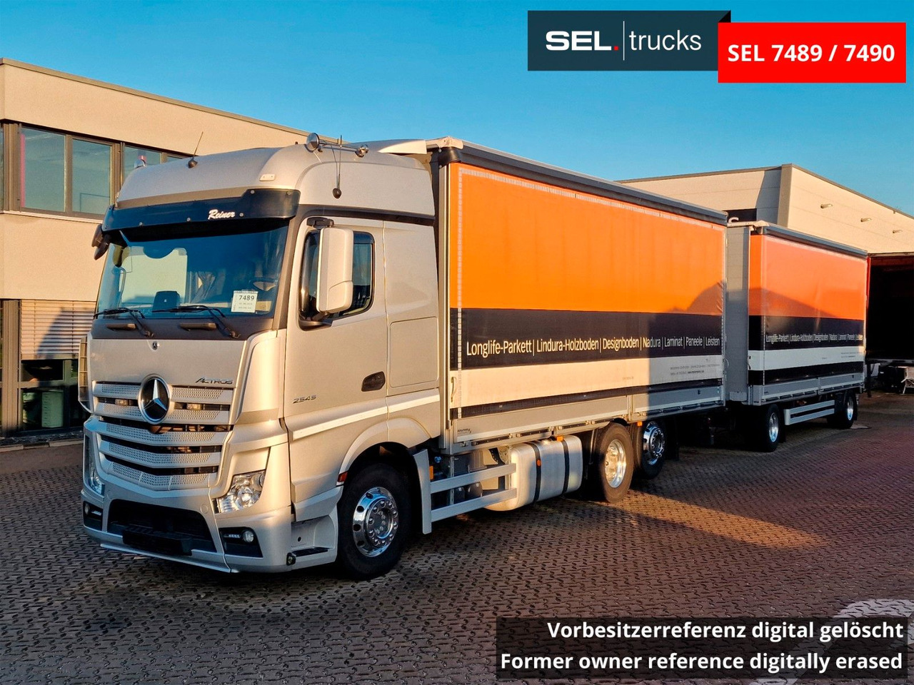 Mercedes-Benz Actros 2545 / Retarder / Alukappen / Standklima - Тентованный грузовик: фото 1 Mercedes-Benz Actros 2545 / Retarder / Alukappen / Standklima - Тентованный грузовик: фото 1